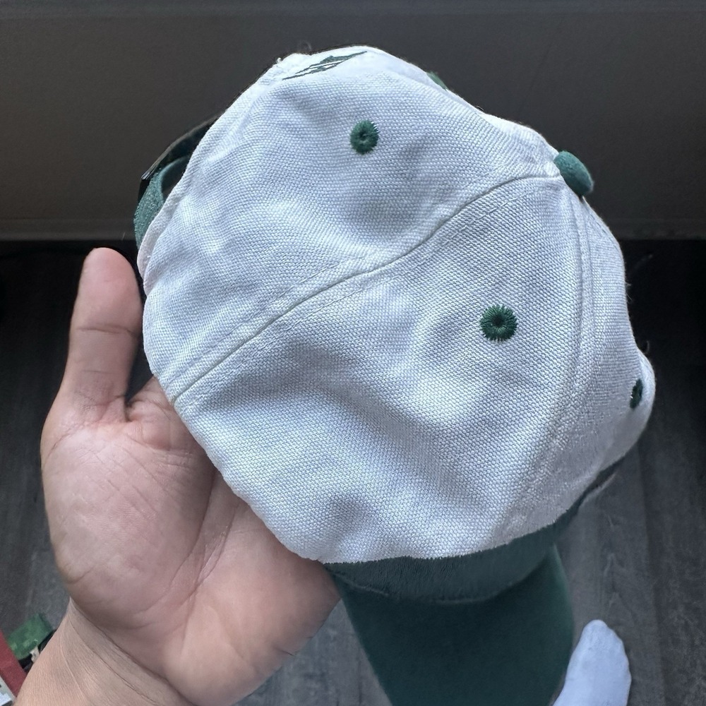 Green Bay Packers‎ Hat Cap Sharktooth Strapback NFL Vintage 90s Y2K - Picture 3 of 8